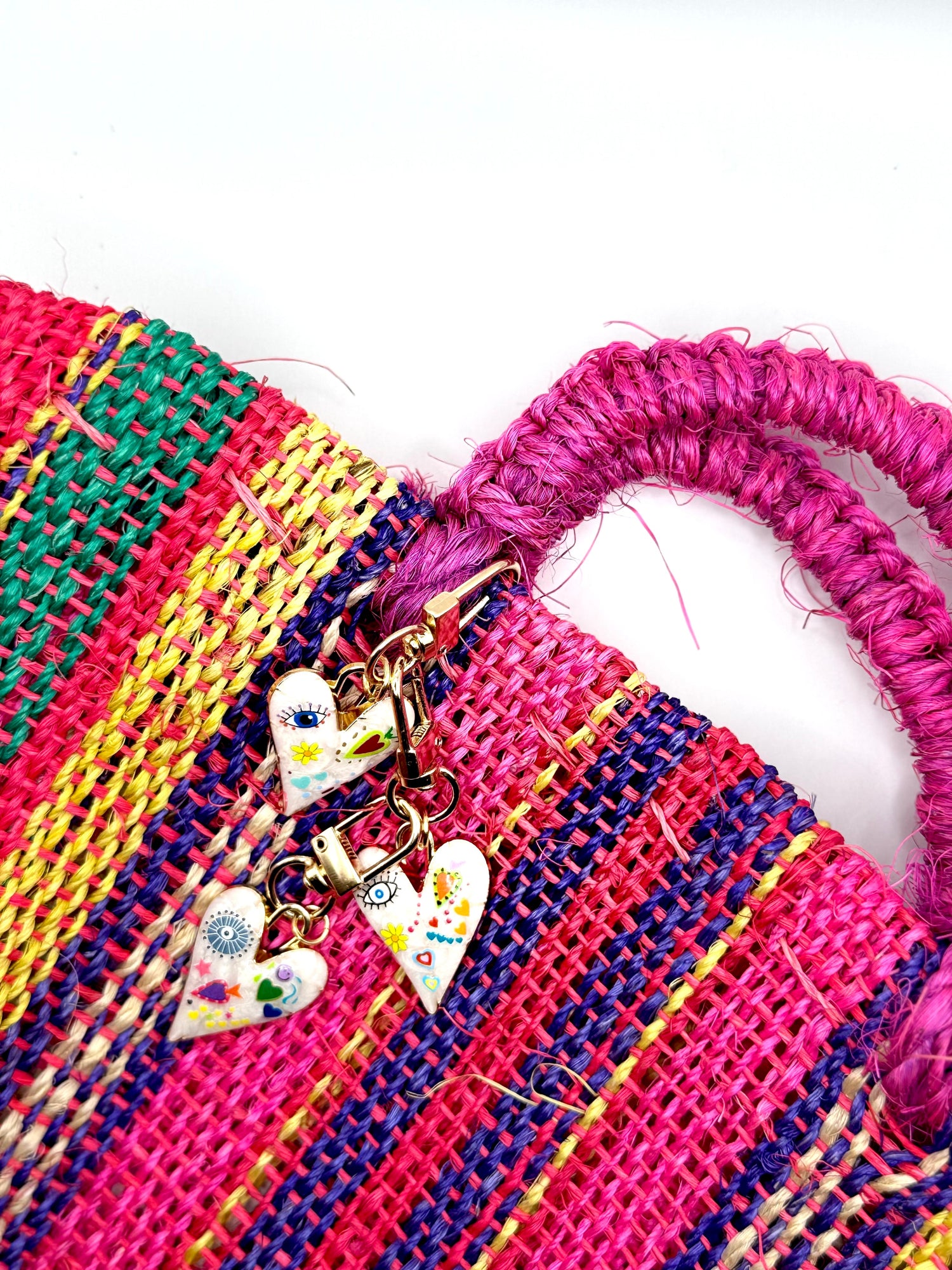 Artsy Heartsy Heart Keychain and Bag Charm