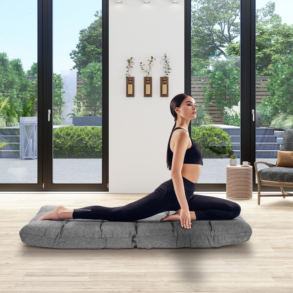 14-Position Adjustable Folding Lazy Gaming Sofa