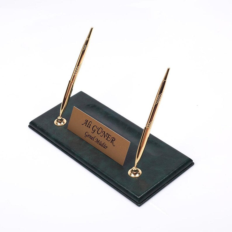 MOOG Leather Desk Set-10 Accessories-Desk Organizer-Desk Office Accessories-Office Organizer-Desk Pad-Desktop Store -10 PCS