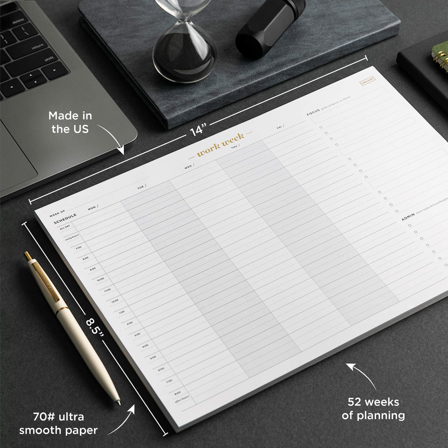 Work Week Deskpad