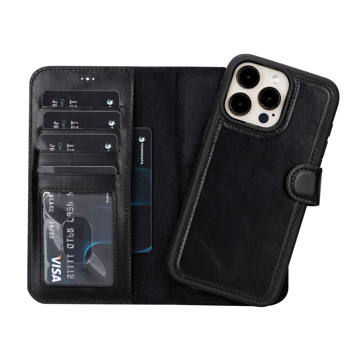 Casper Leather iPhone 15 Series Wallet Case