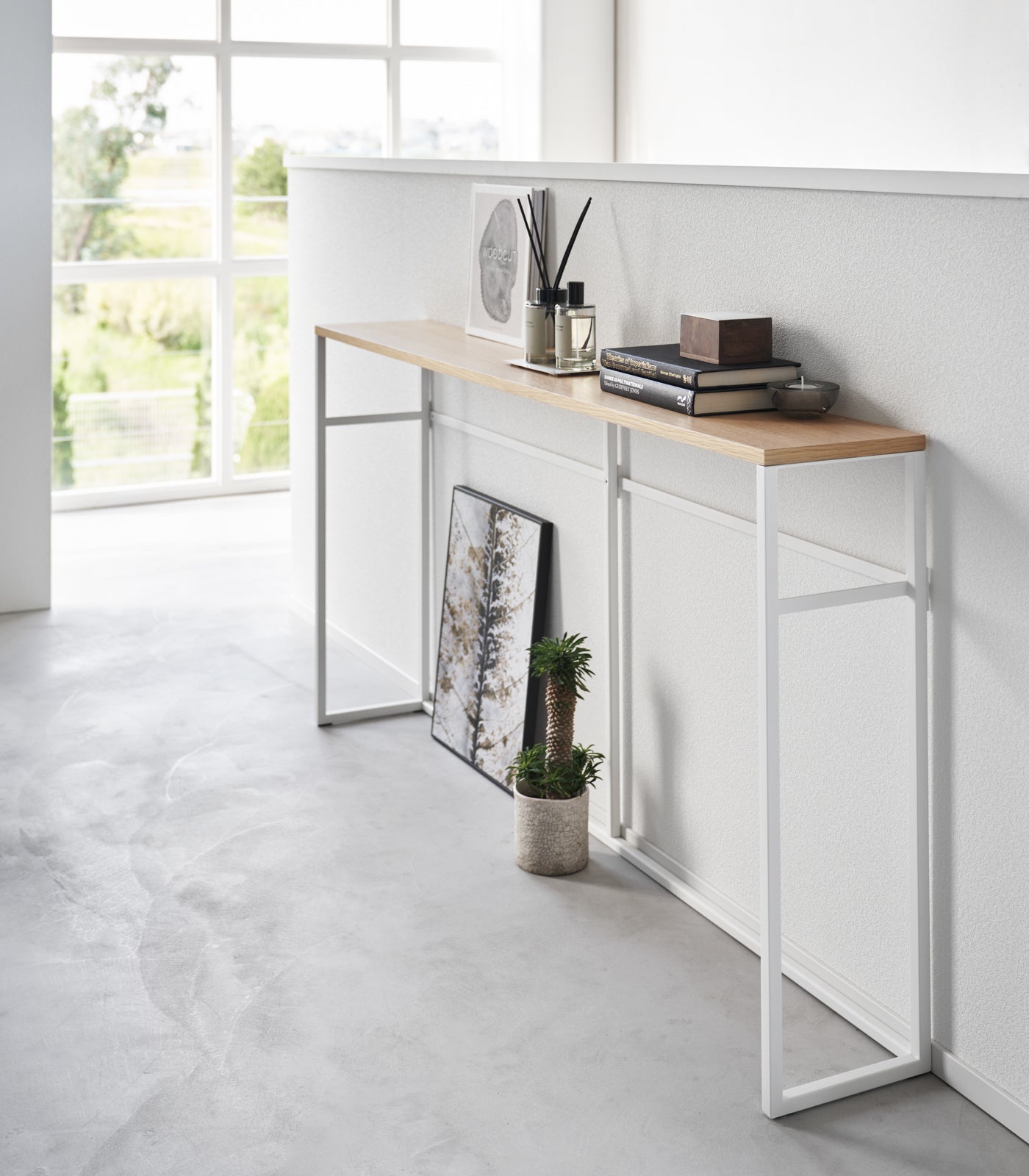 Long Console Table - Steel