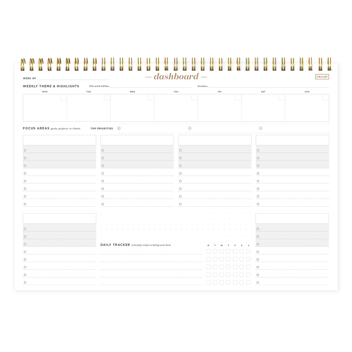 Dashboard Spiral Deskpad