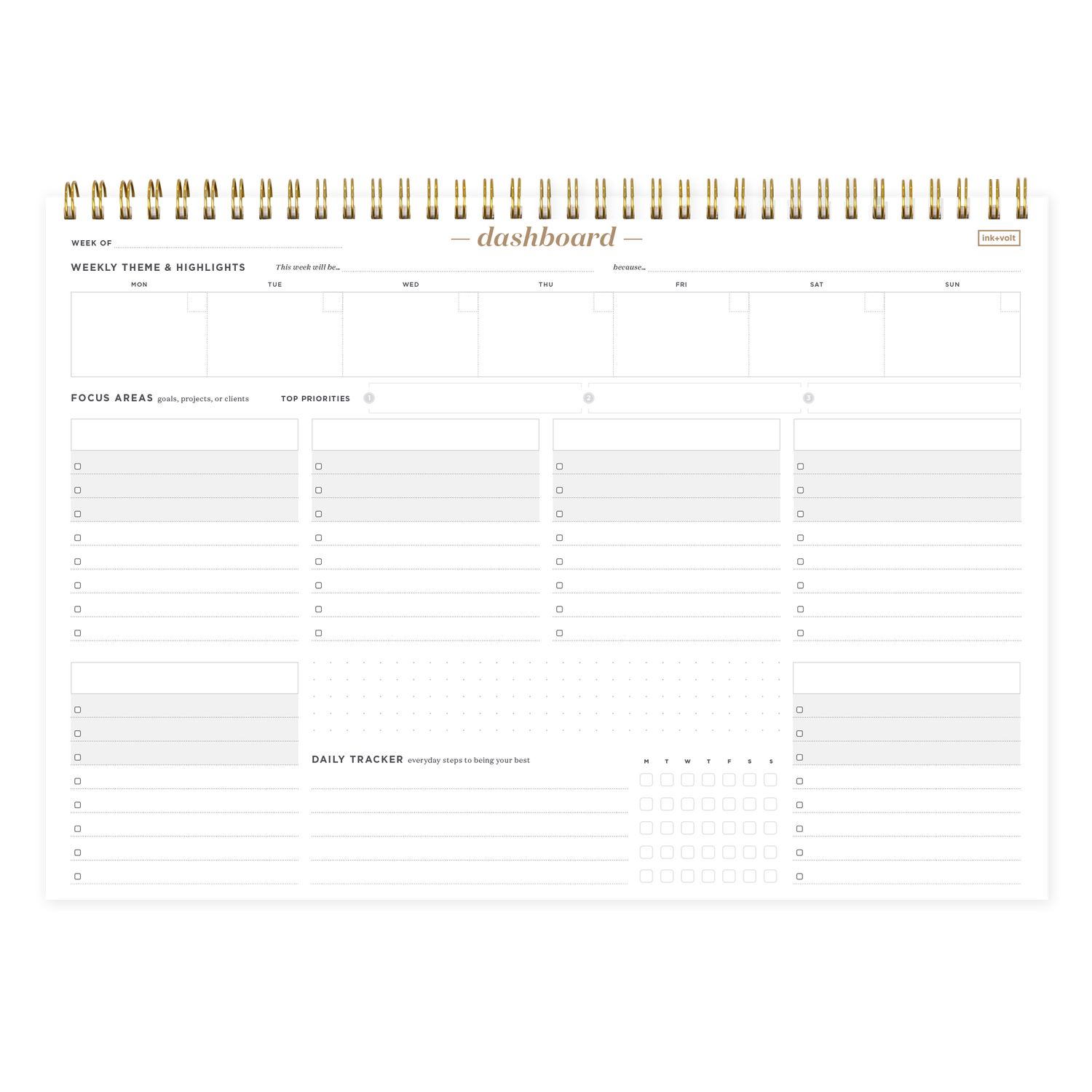 Dashboard Spiral Deskpad