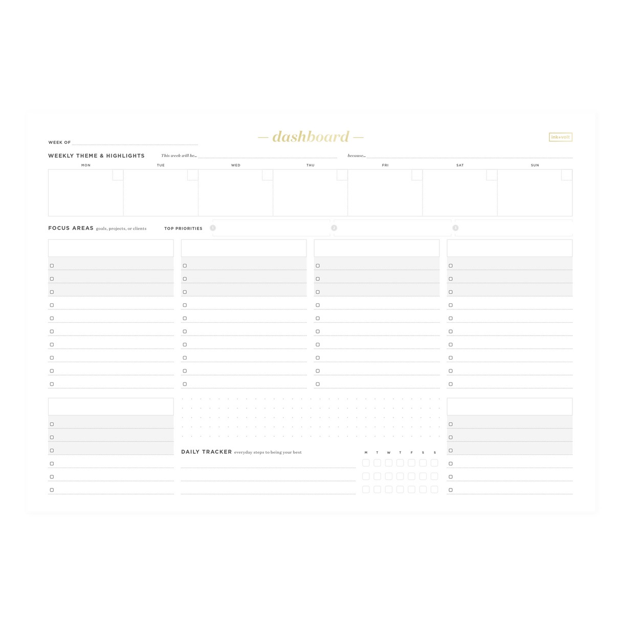 Dashboard Deskpad