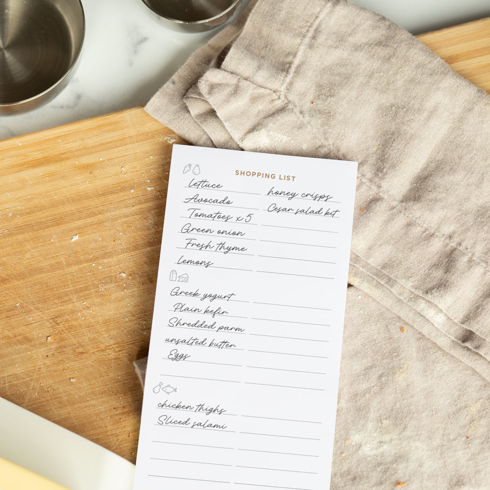Meal Planning Pad