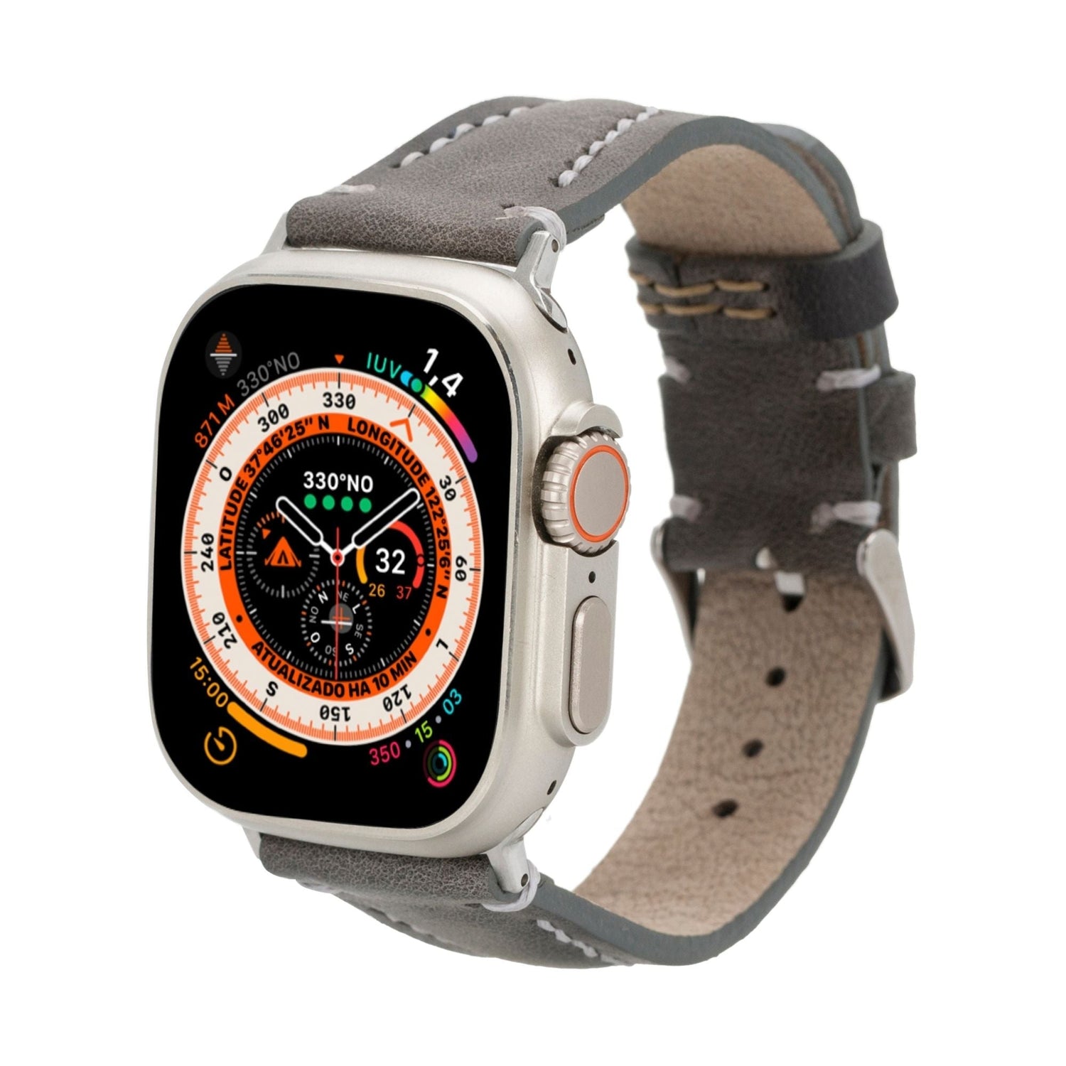 Jeffrey Leather Bands for Apple Watch 9, Ultra 2 & SE