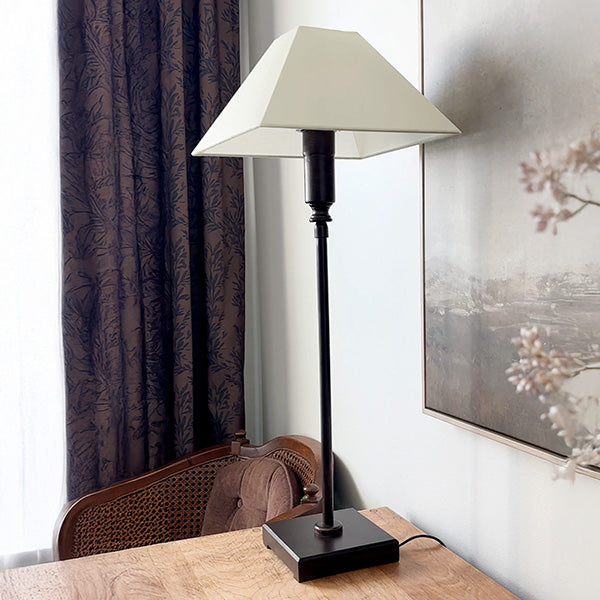 36 Inch Ivory Adjustable Table Lamp