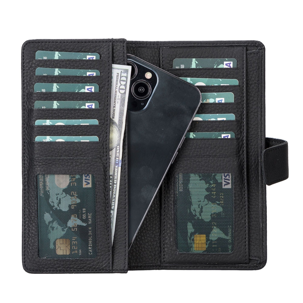 Lander Leather Phone Wallet and Multiple Card Holder for Women