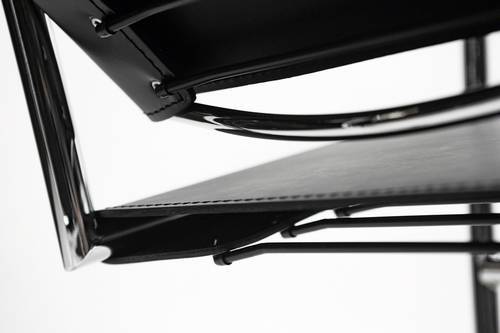 Le Corbusier Basculant Sling Chair (LC1) - Black Leather