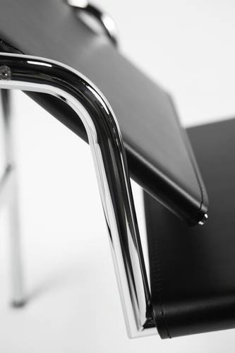 Le Corbusier Basculant Sling Chair (LC1) - Black Leather