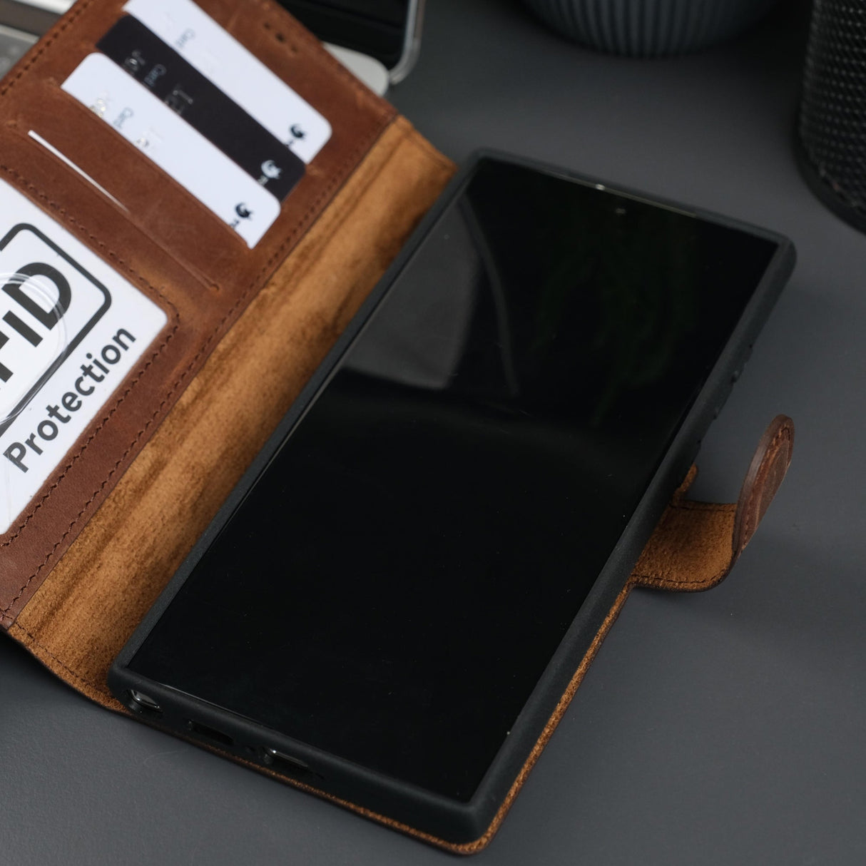 Leather Samsung Galaxy S25 Ultra Wallet Case | Buffalo