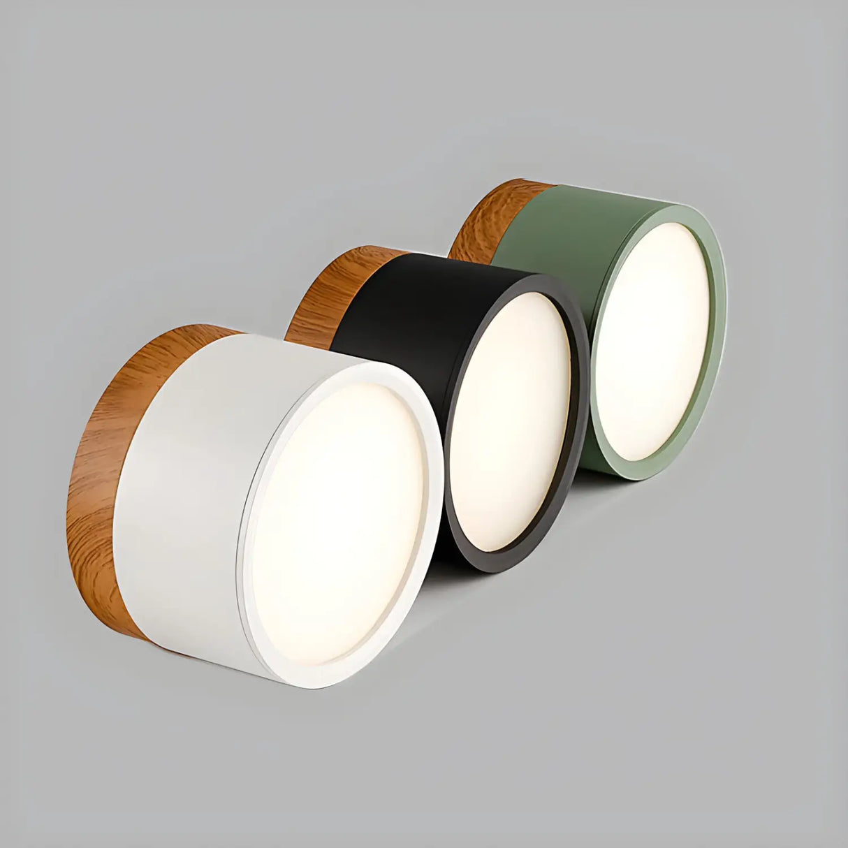 LED Downlight Dimmable – Nordic Wood Modern Ceiling Light Spotlight