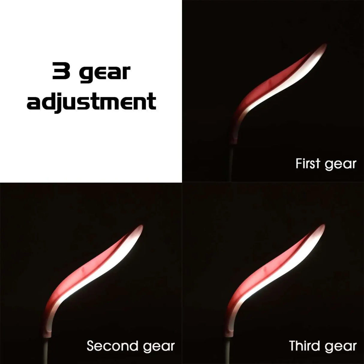 LED Table Lamp for Office Desk or Nightstand with Touch Control Light