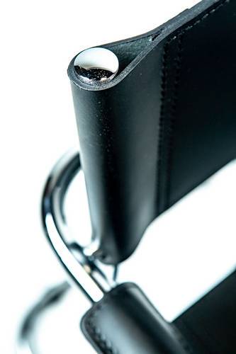 Mart Stam Cantilever Armchair - Black Leather