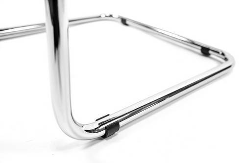 Mart Stam Cantilever Side Chair - Black Leather