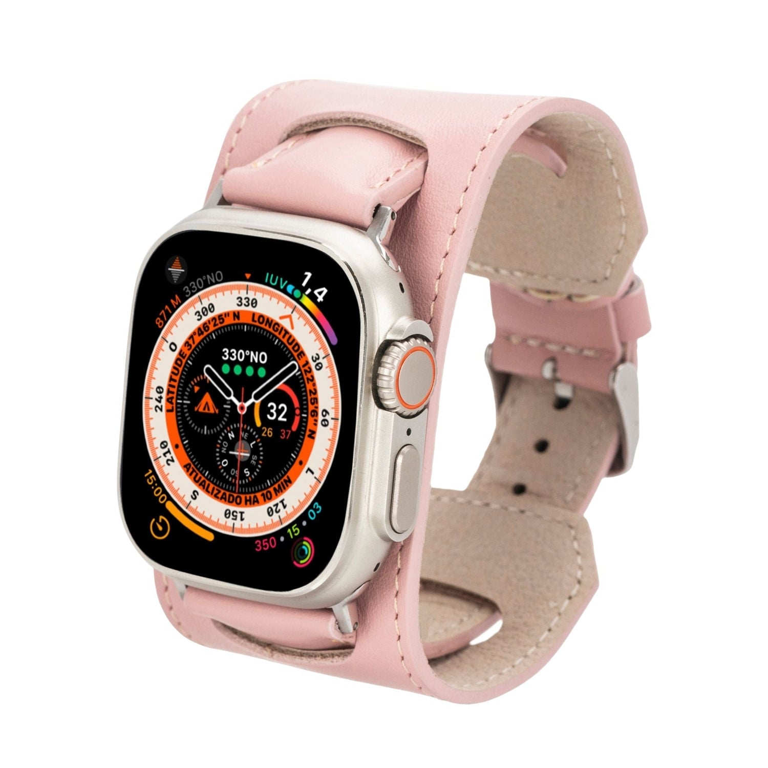 Moorcroft Cuff Leather Bands for Apple Watch