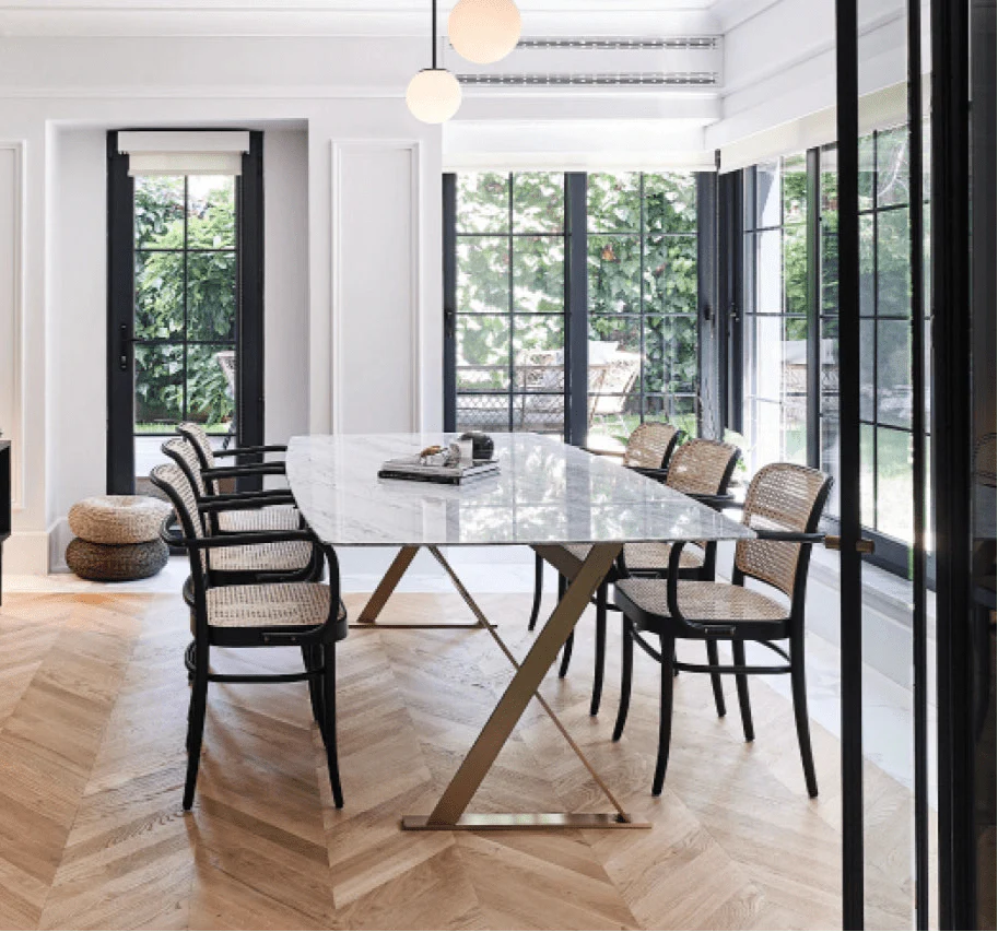 No 811 Bentwood Armchair by Ton - Black Stained Beech-Cane Seat/Cane Back