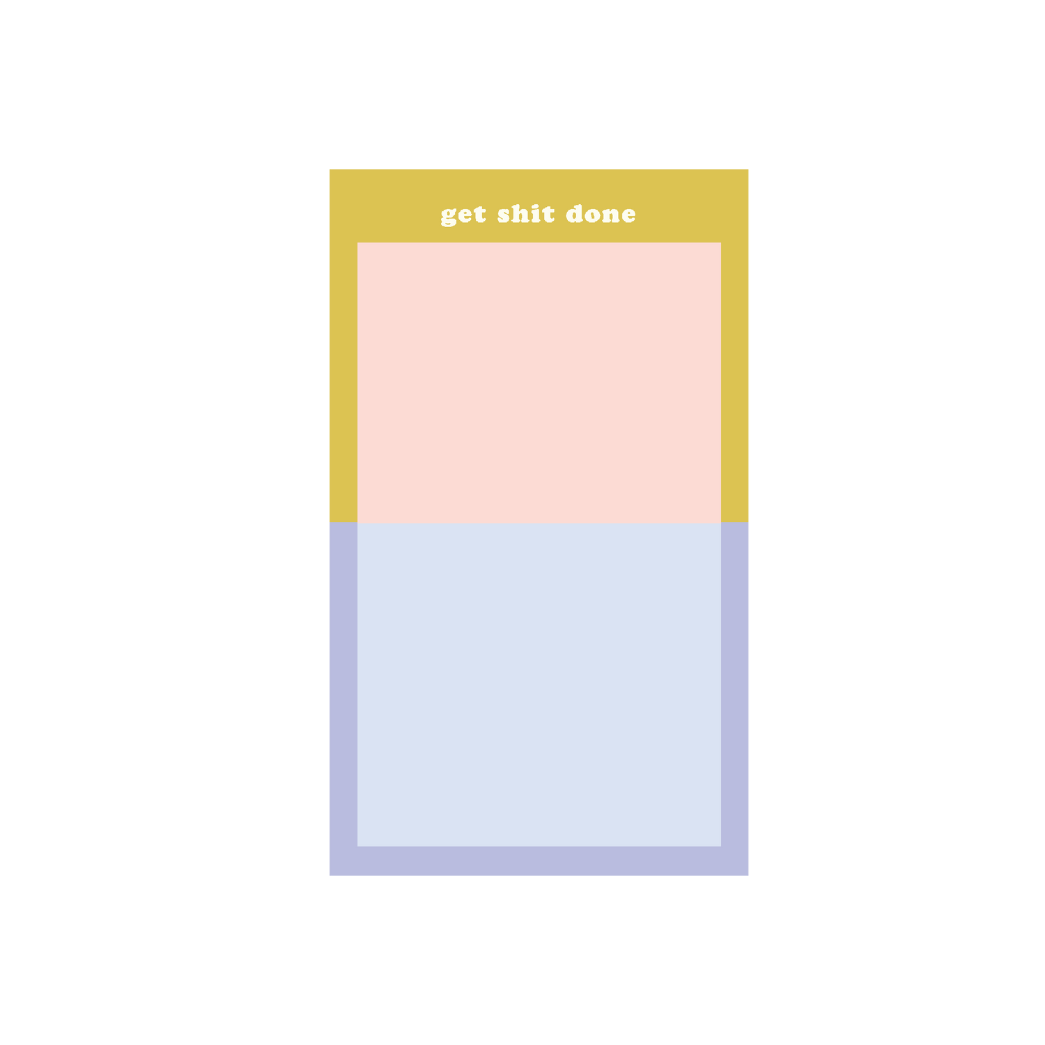 Tearaway Notepads - Get Shit Done