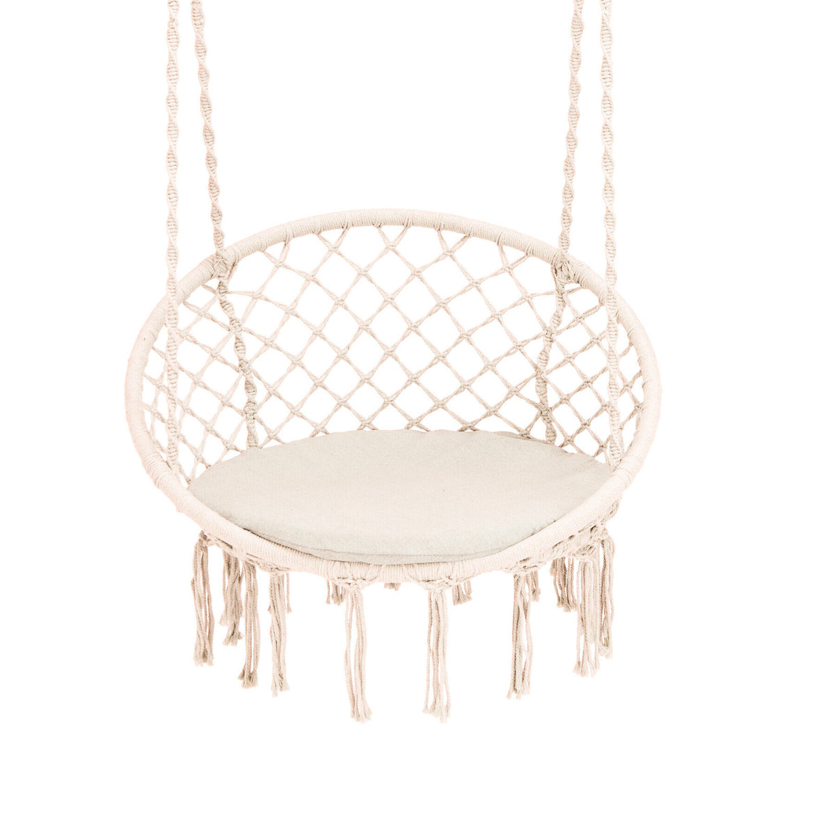 Cushioned Hammock Swing Chair with Hanging Kit