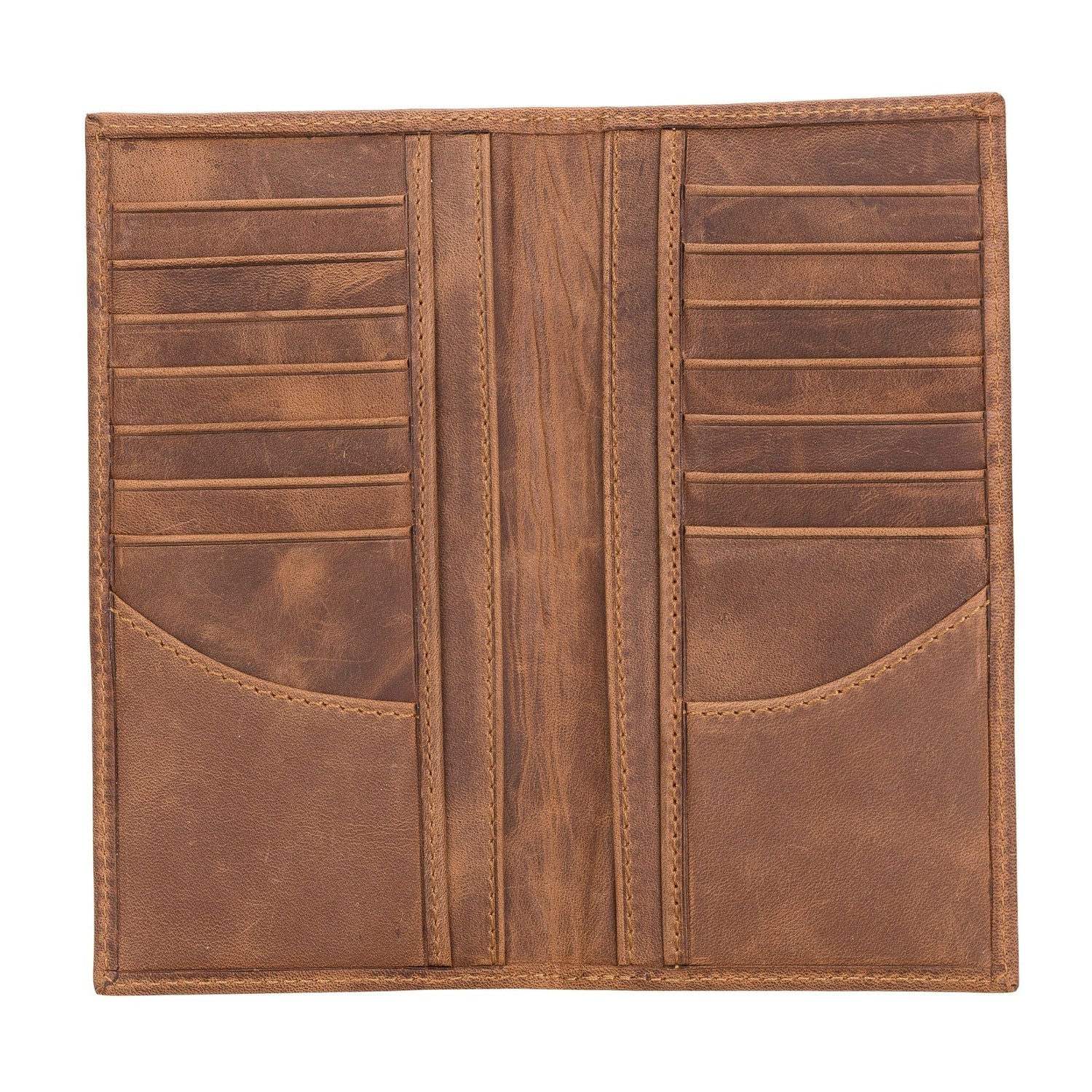 Ouray Handmade Full-Grain Leather Long Wallet for Men and Women