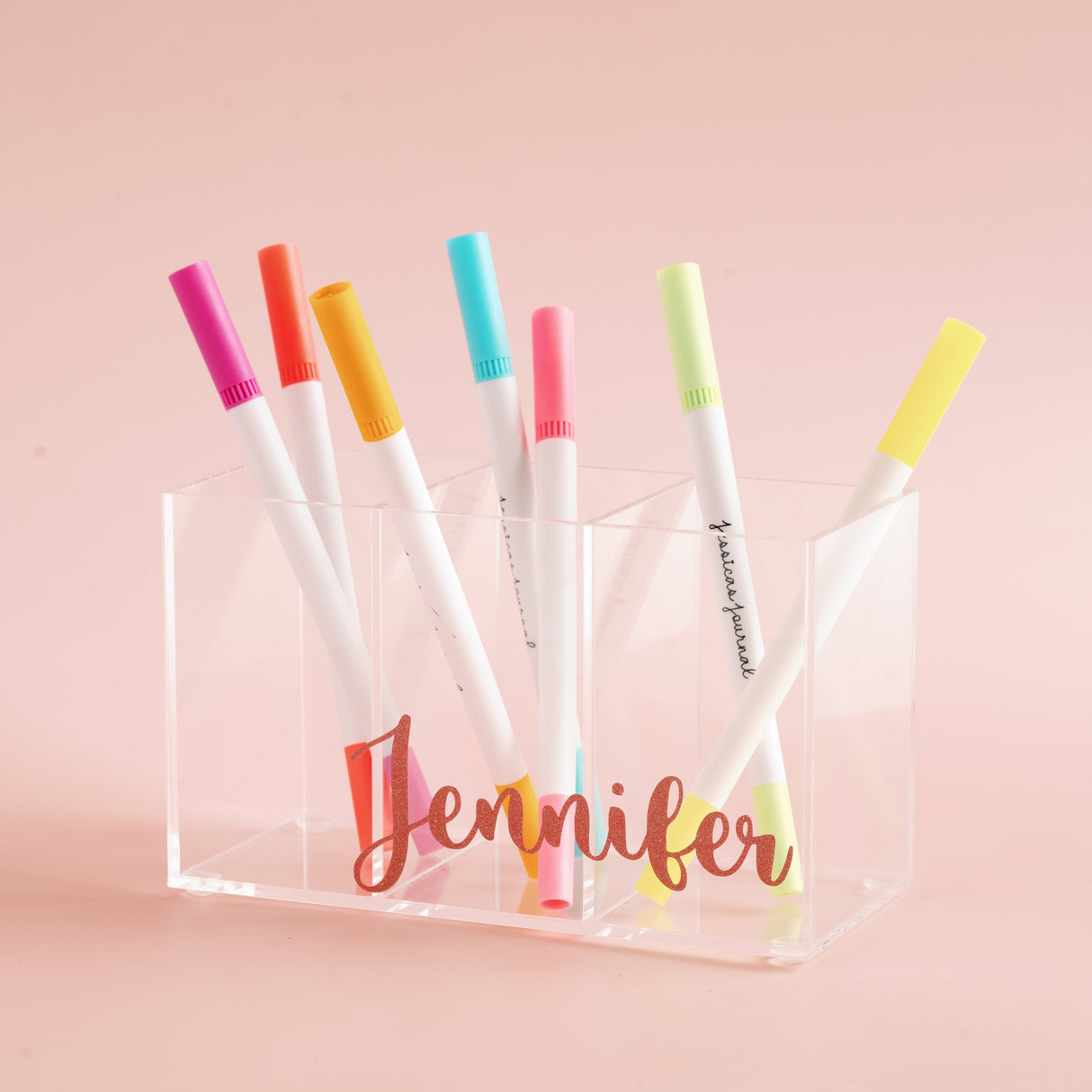 3 Compartment Pen Holder