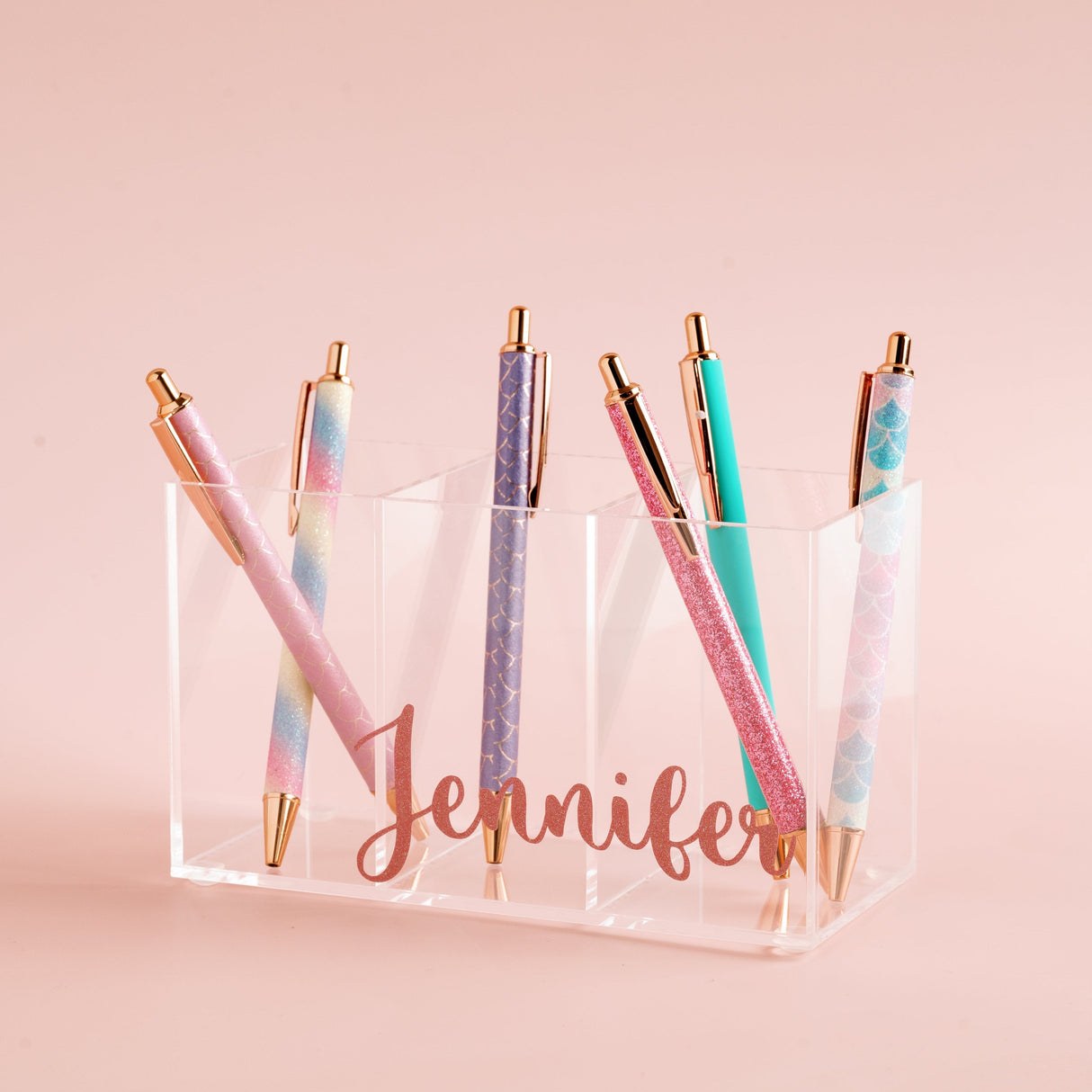 3 Compartment Pen Holder