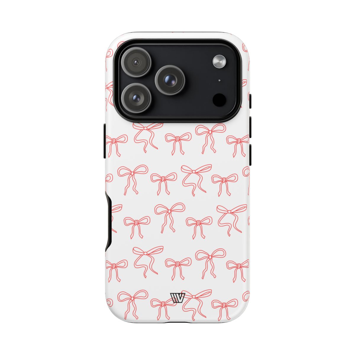 RED RIBBON CHARM | Tough Phone Case