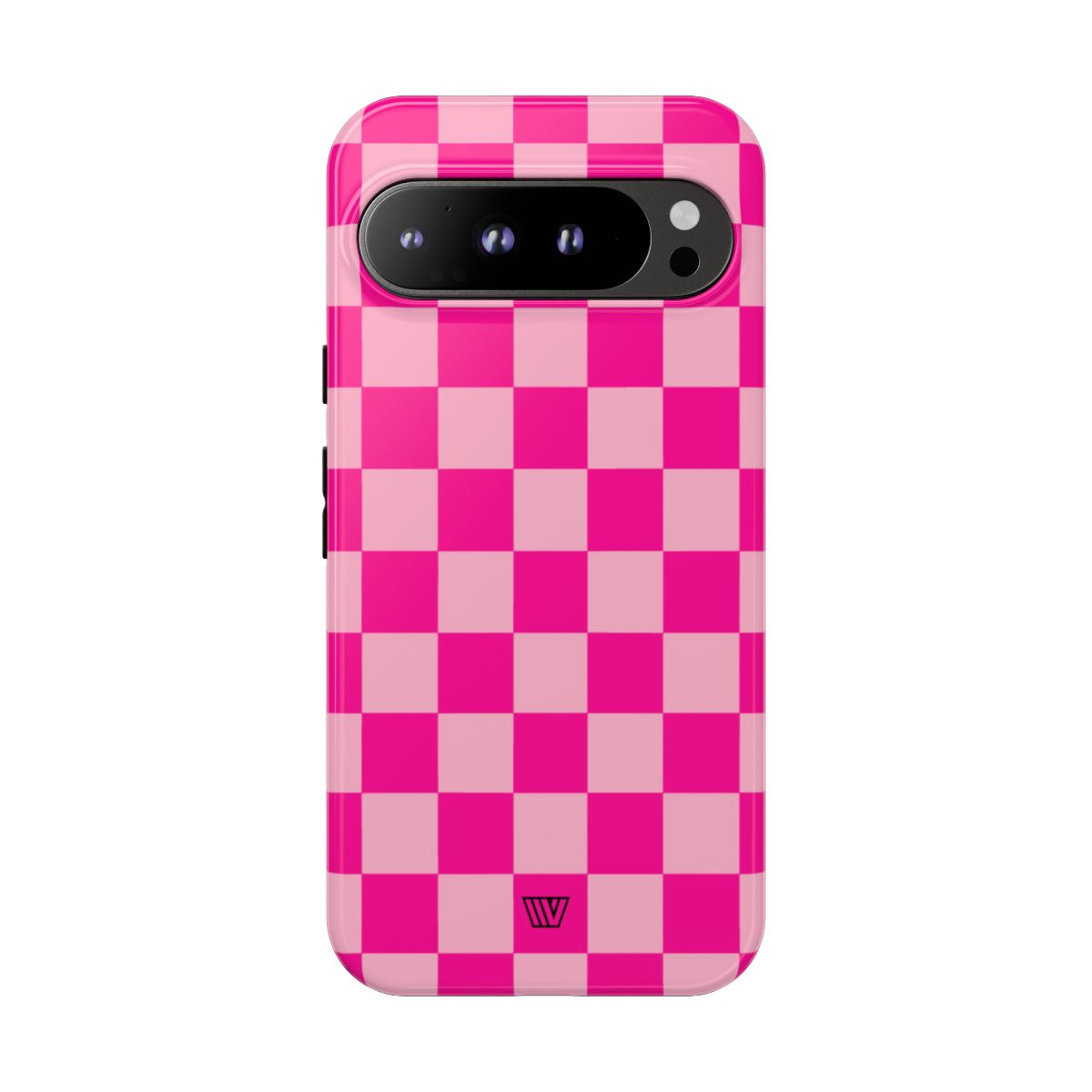 HOT PINK CHECKERBOARD | Tough Phone Case