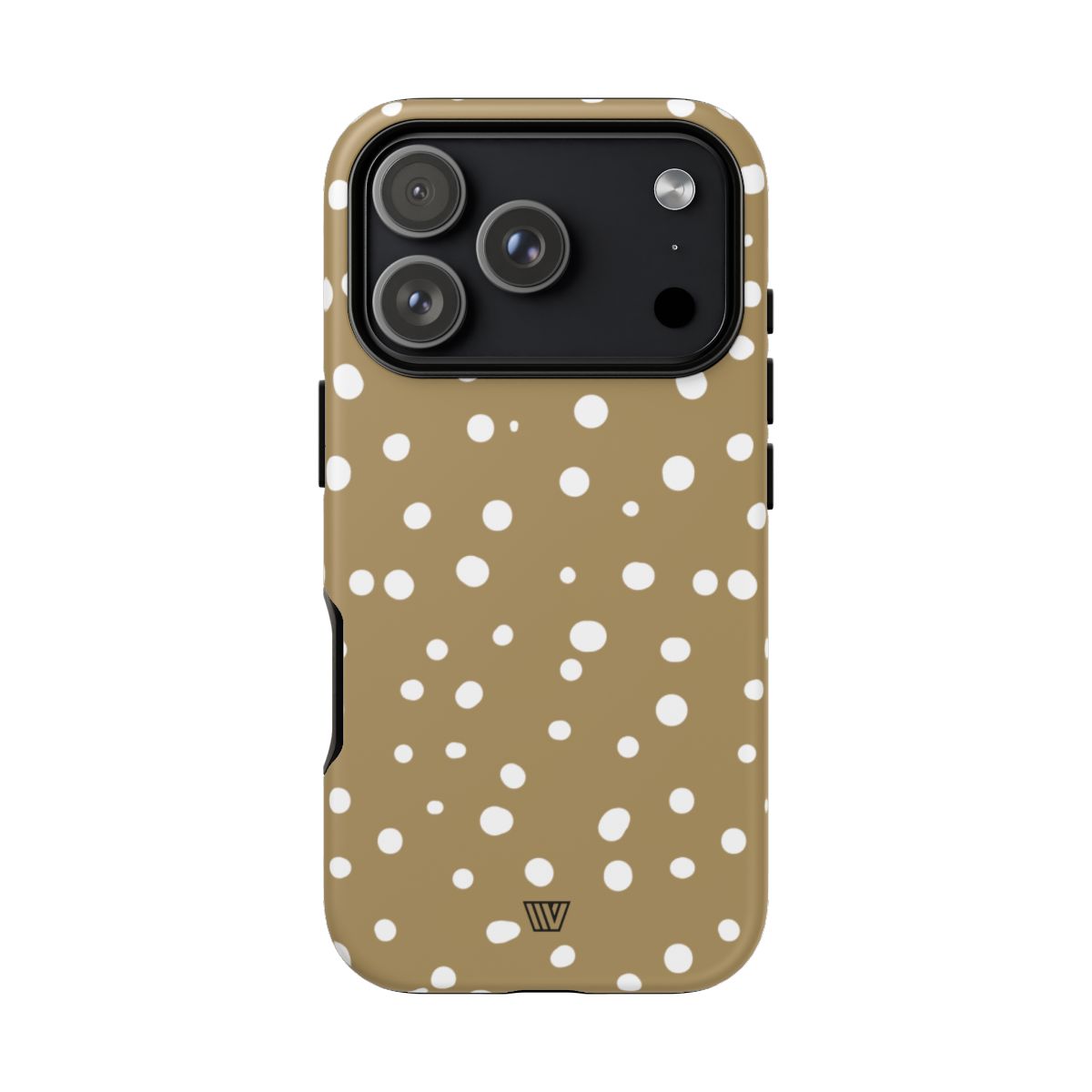 DARK BEIGE DOTS | Tough Phone Case
