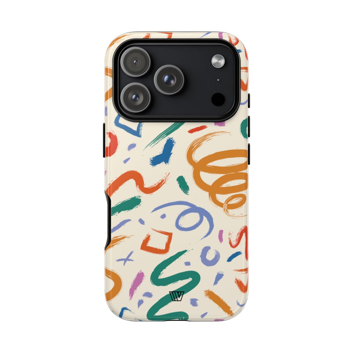 DOODLE BRUSH STROKES | Tough Phone Case
