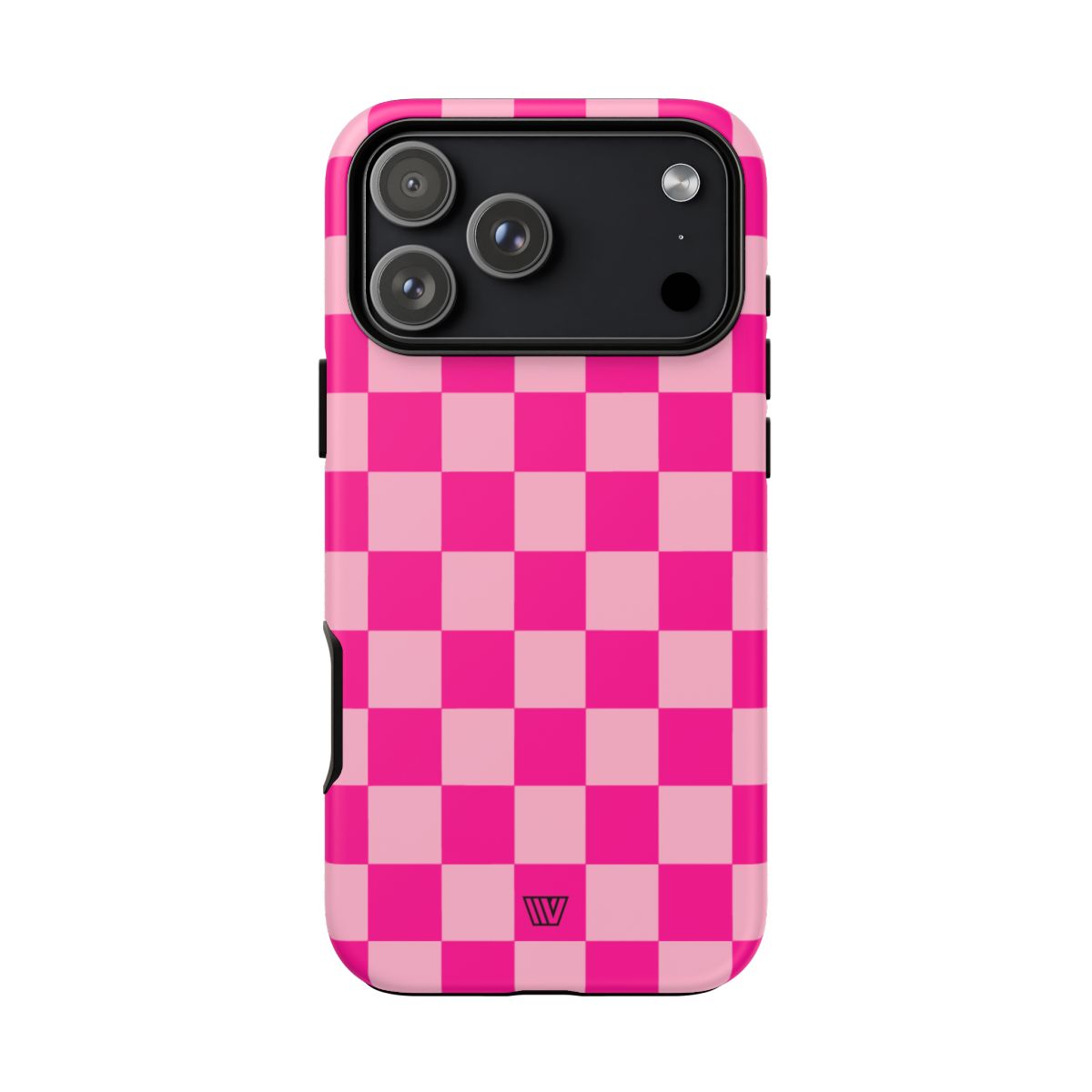 HOT PINK CHECKERBOARD | Tough Phone Case