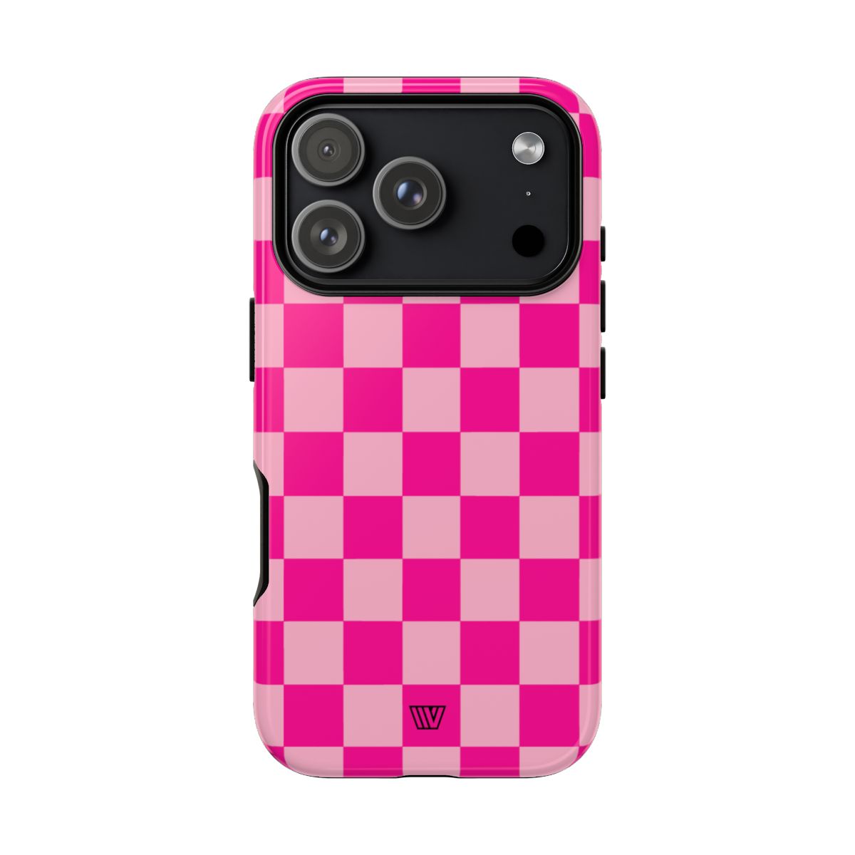 HOT PINK CHECKERBOARD | Tough Phone Case