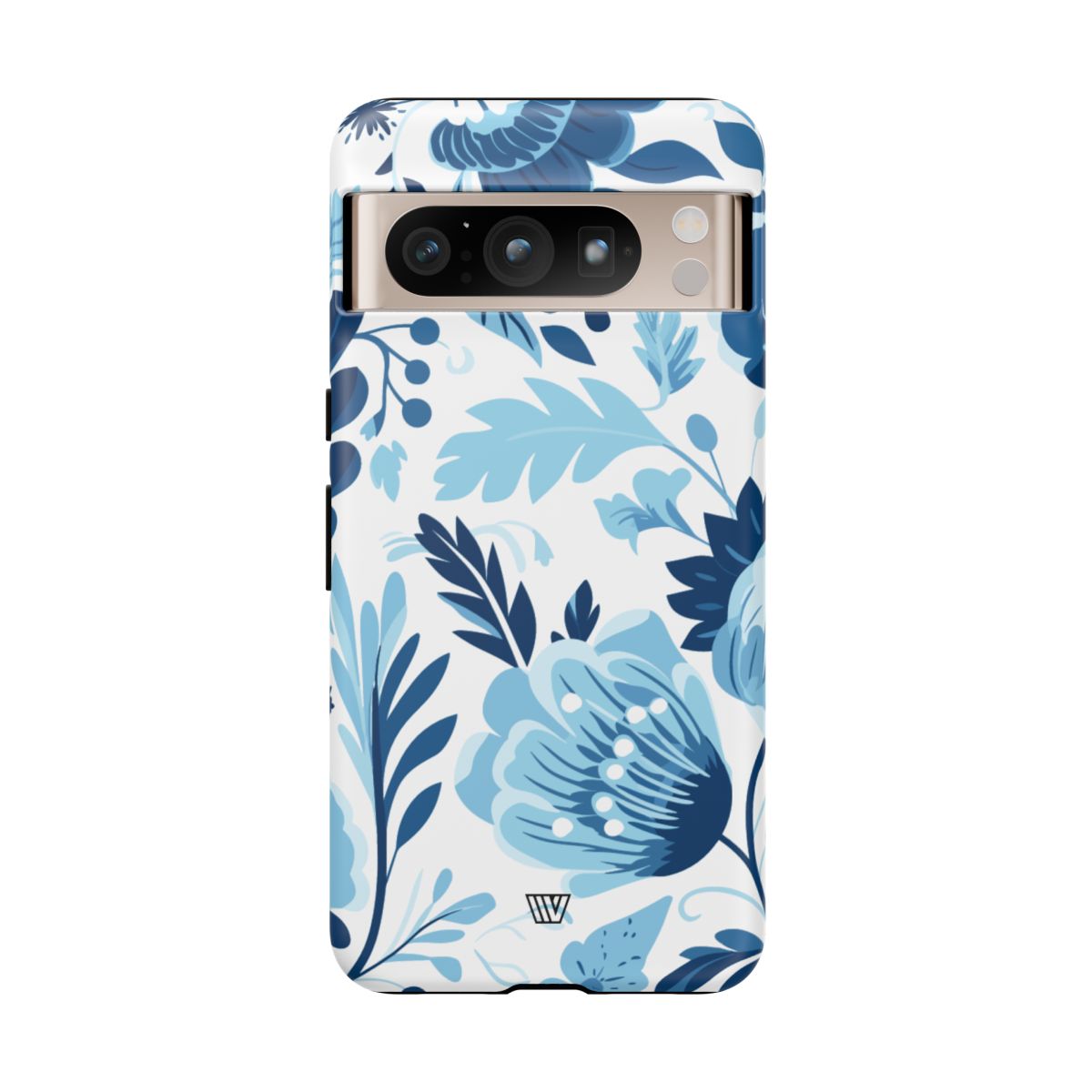 BLUE WHITE FLOWERS | Tough Phone Case