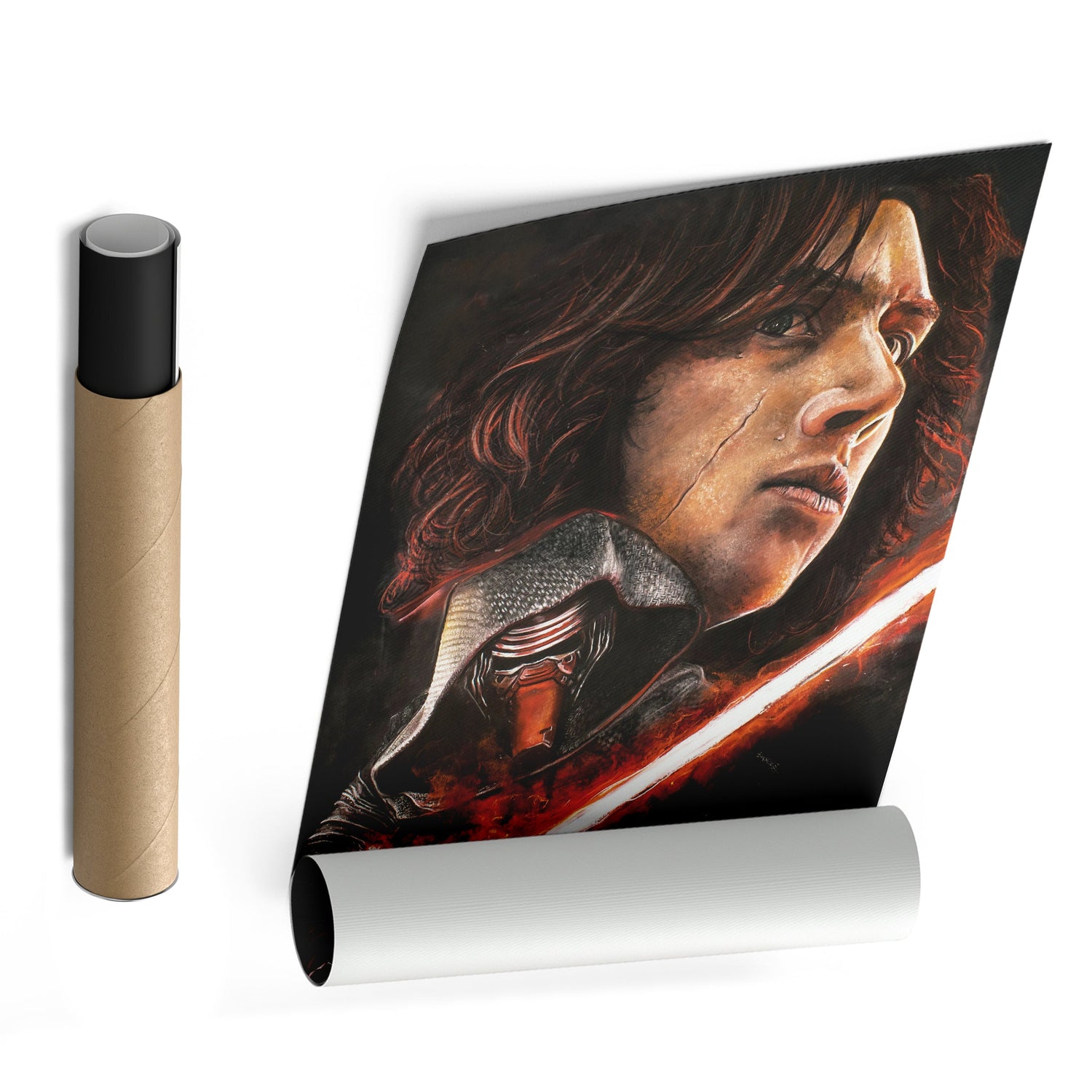 Kylo Ren Star Wars Poster Canvas Wall Art Decor - Dark Side Art