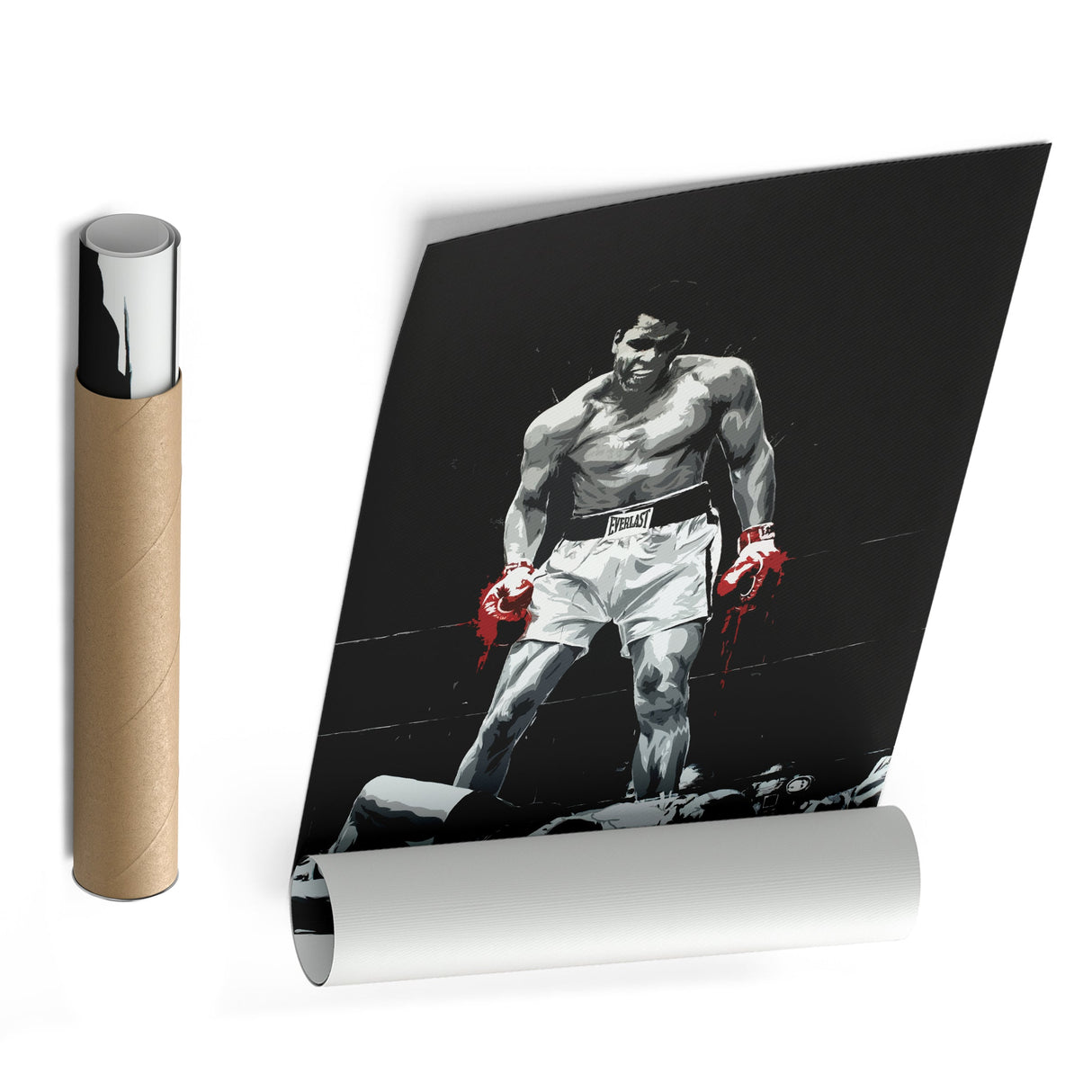 Muhammad Ali Canvas – Boxing Illustration Wall Art Decor