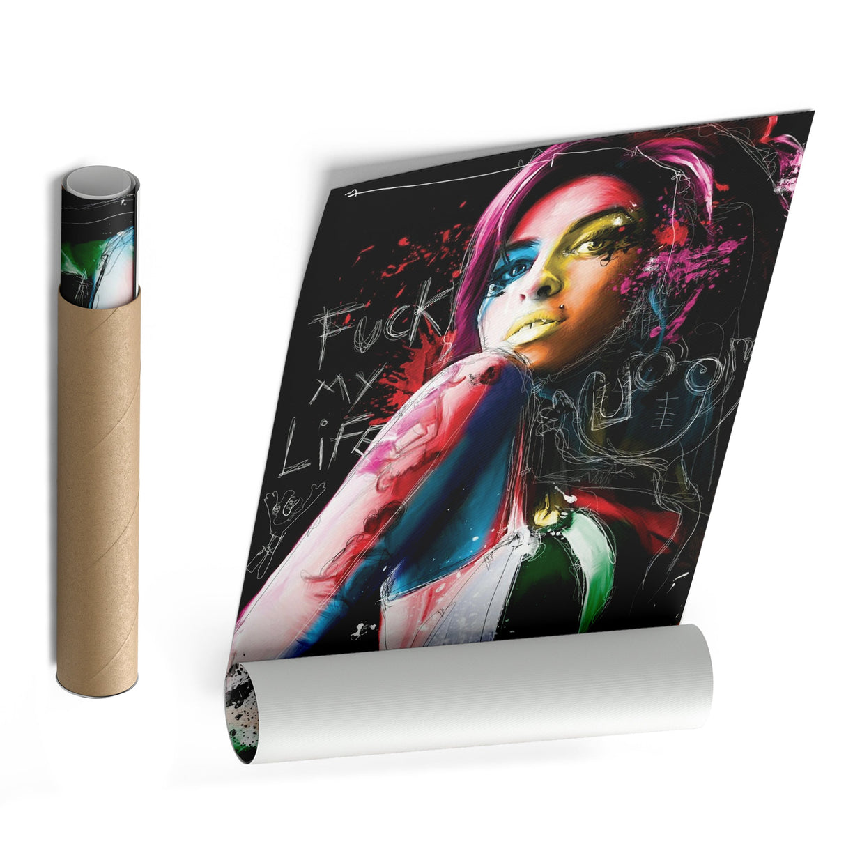 Amy Winehouse Canvas – Pop Music Wall Art for Home Decor