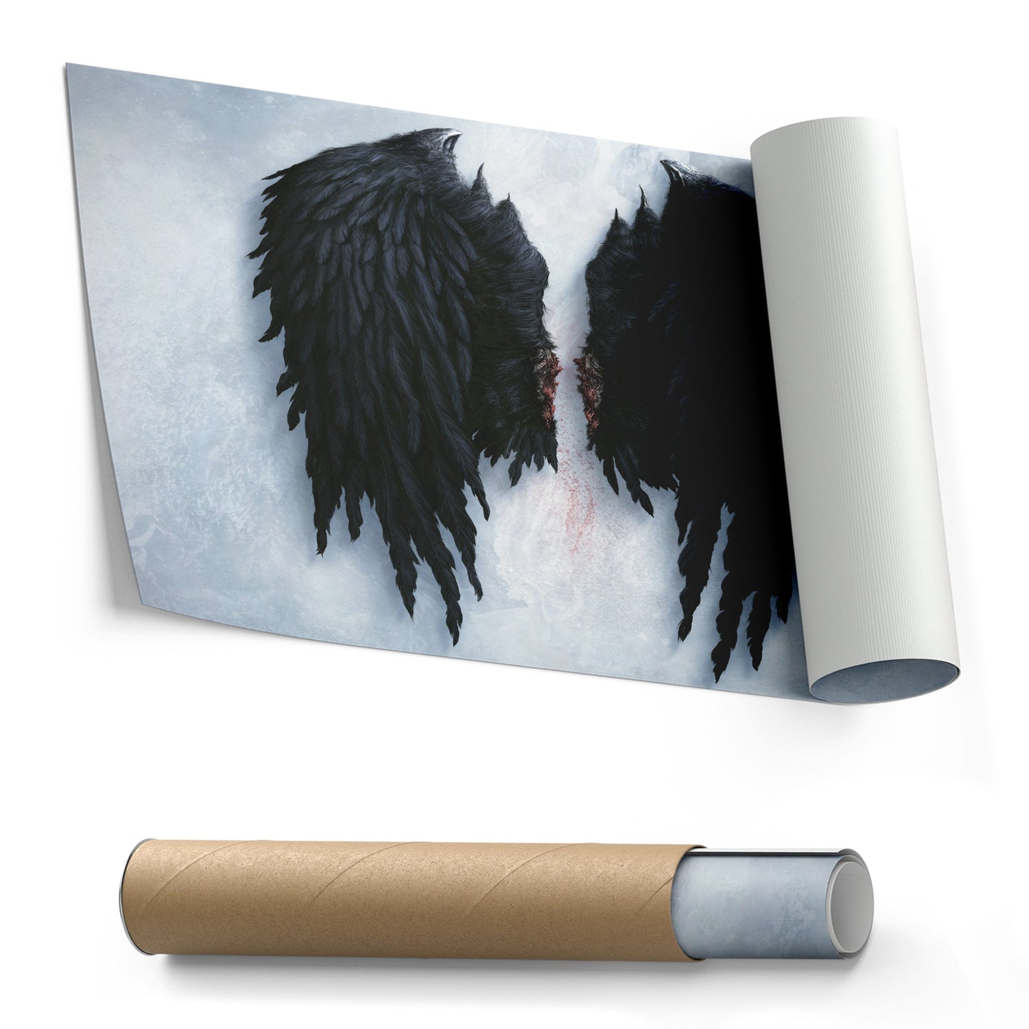 Banksy Angel Wings Canvas – Urban Street Art for Home Decor