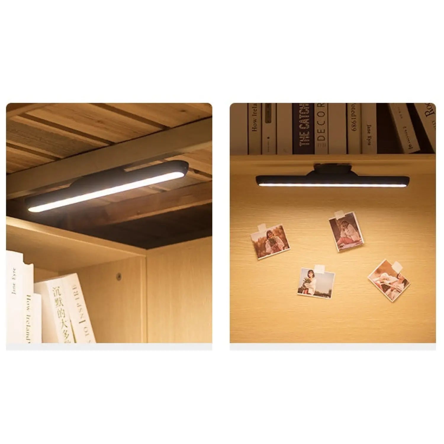 Rechargeable Desk Light Bar with Magnetic Base and LED Glow