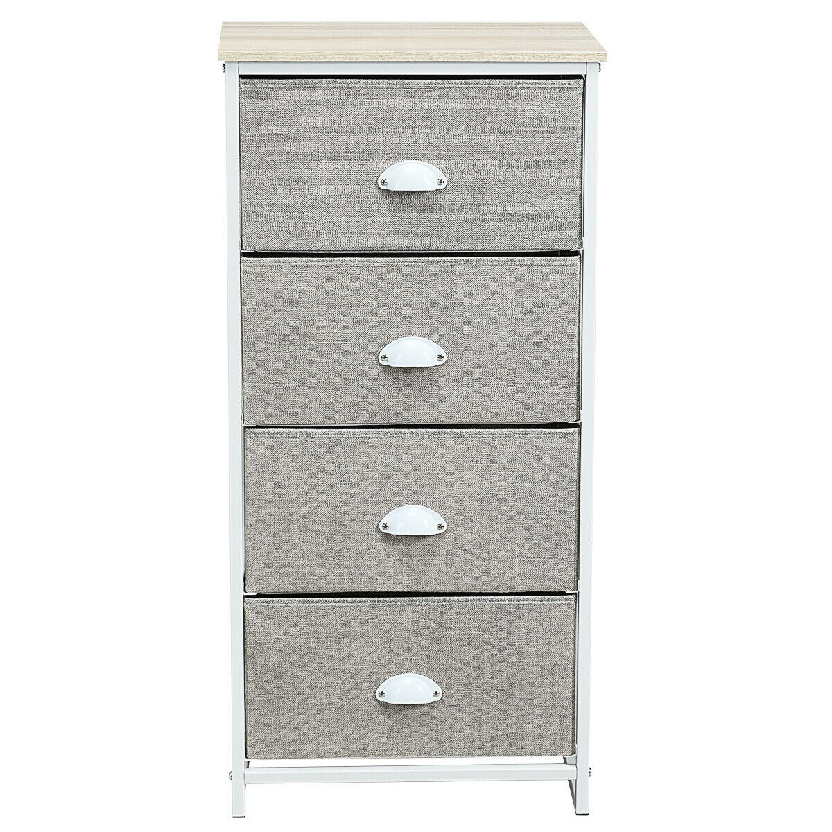 Chest Storage Tower Side Table Display Storage with 4 Drawers