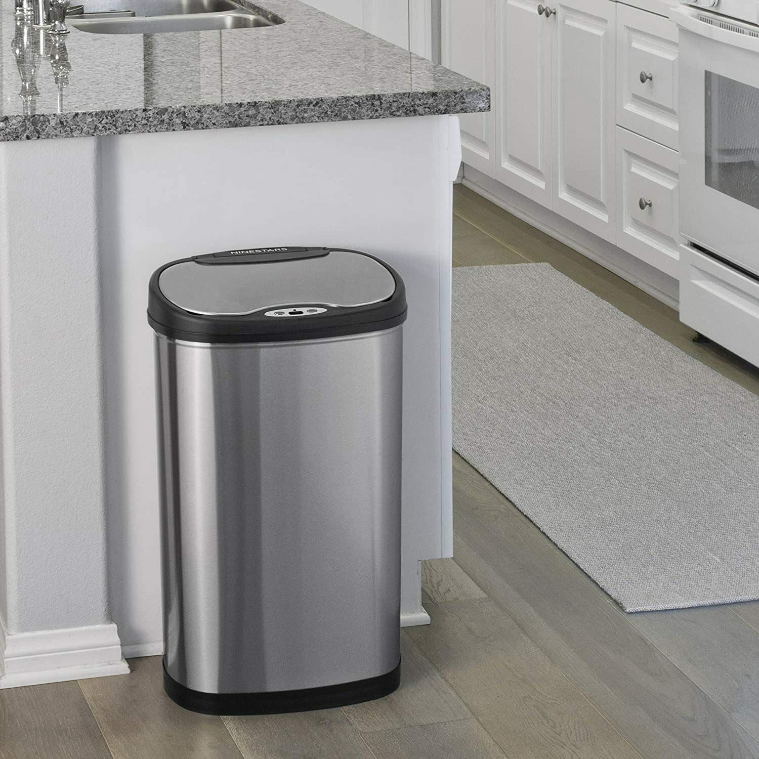 Rectangular Motion Sensor Trash Can 13.2 Gallon | DZT-50-13