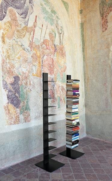 Sapiens Vertical Bookcase by Bruno Rainaldi - Medium Anthracite
