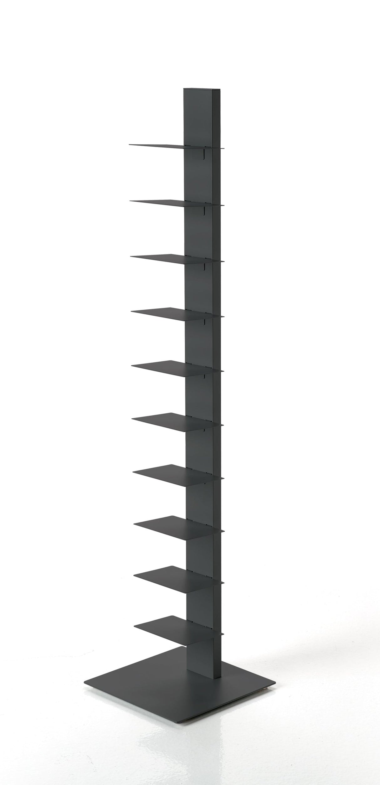 Sapiens Vertical Bookcase by Bruno Rainaldi - Medium Anthracite