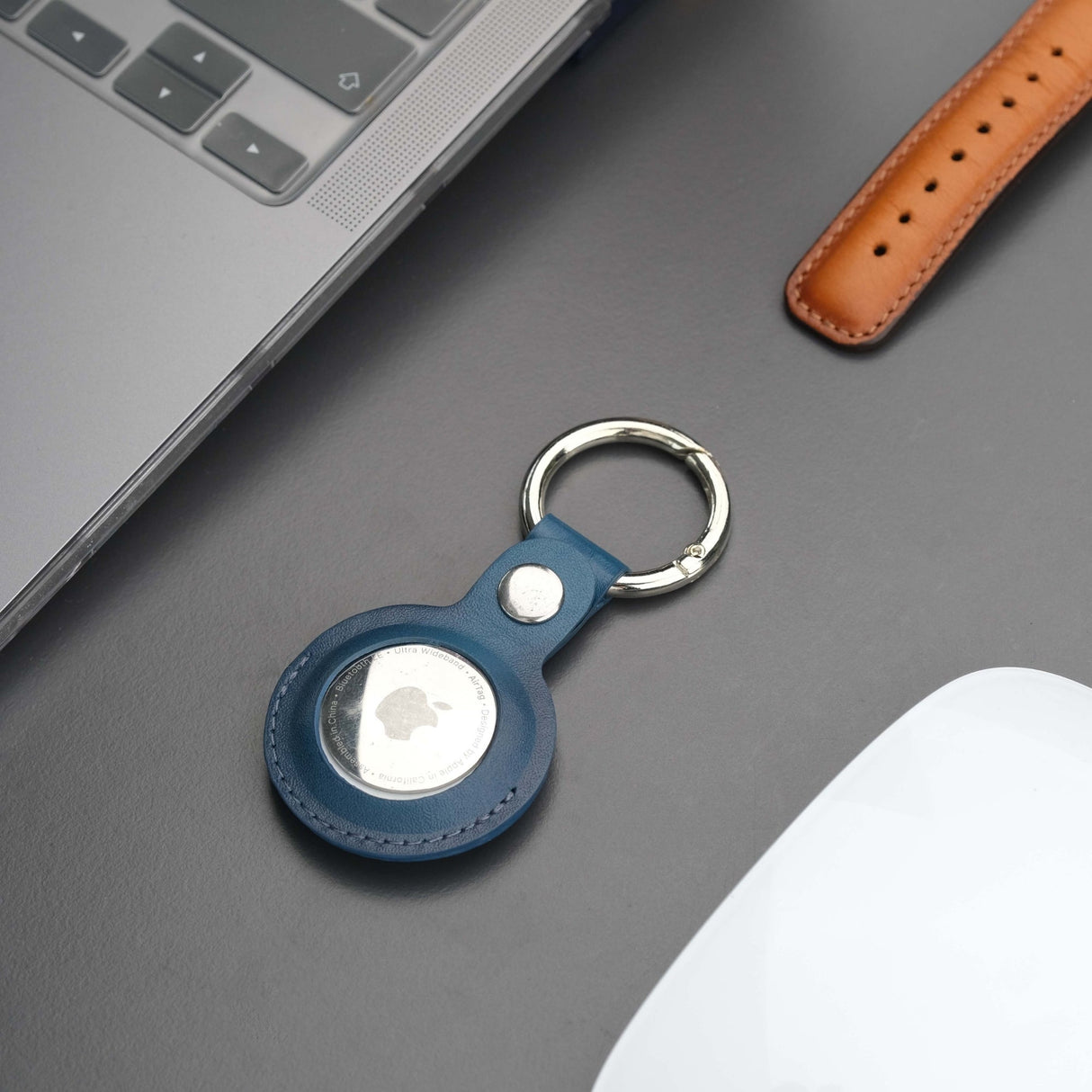 Saratoga Leather AirTag Holder