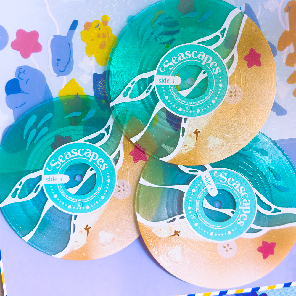 Seascapes Record Coaster