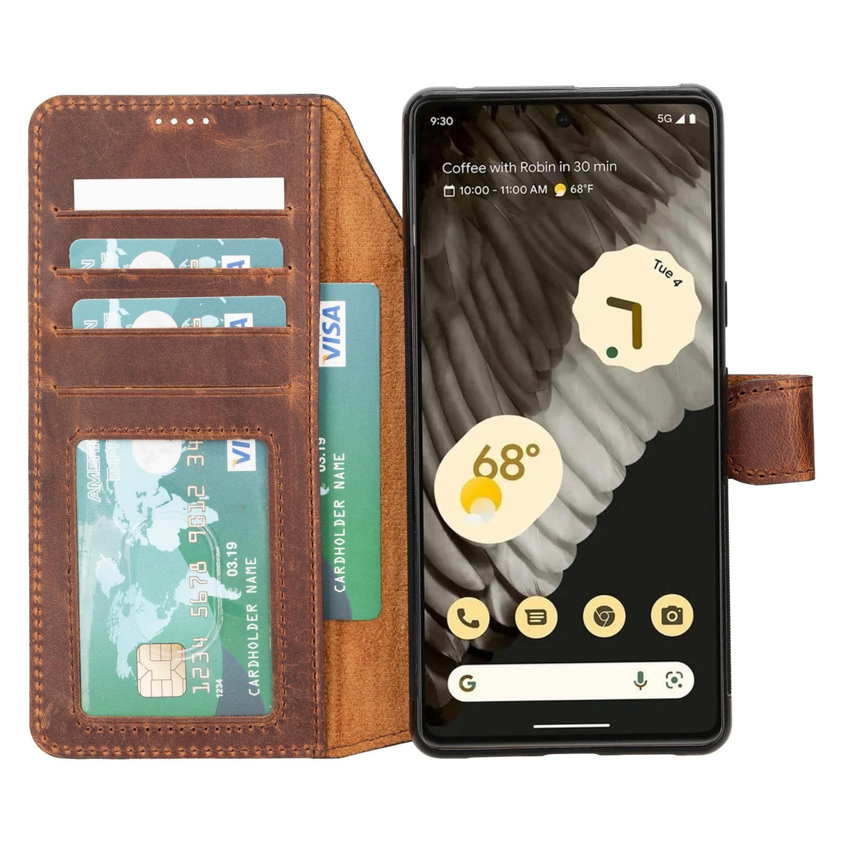 Sheridan Leather Detachable Wallet for Google Pixel 4XL & 4