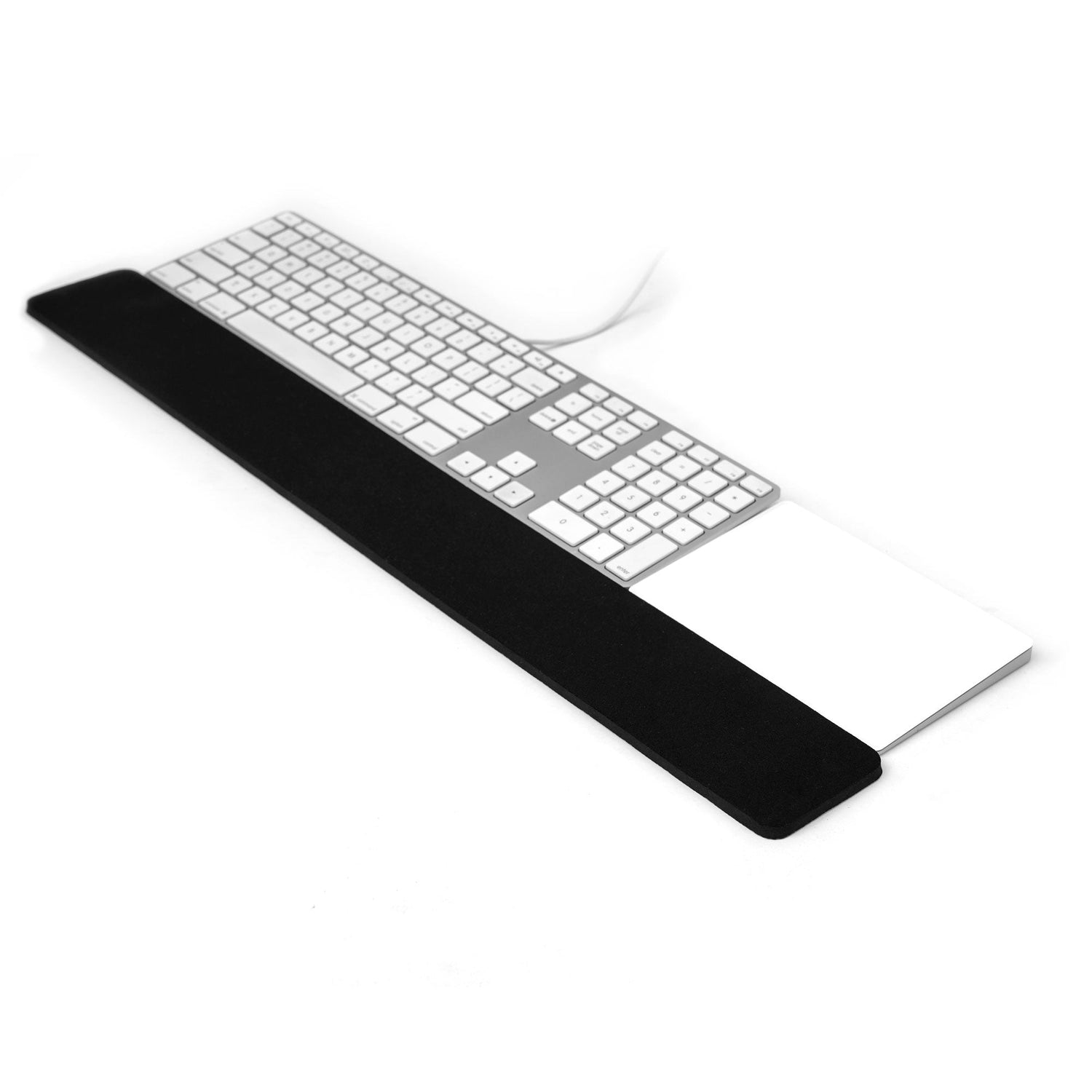 Grifiti Slim Wrist Pad 24 x 4 x 0.375 Inch for Thin Apple Wired Keyboard and Trackpad or Mouse