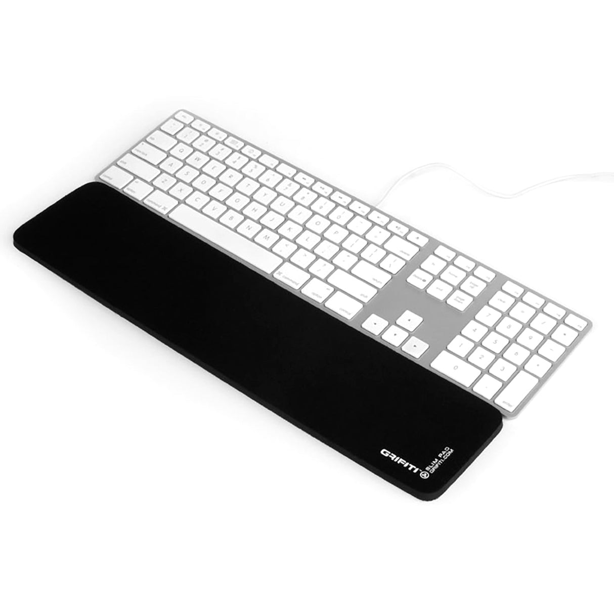 Grifiti Slim Wrist Pad 17 Inch for Slim Profile Full Length Like Apple Wired Keyboard