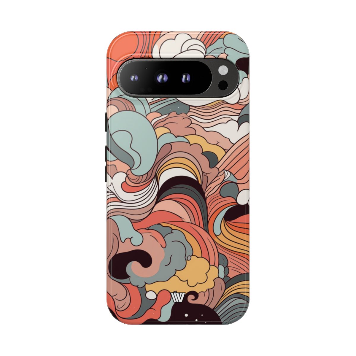 ABSTRACT DOODLE CLOUDS | Tough Phone Case
