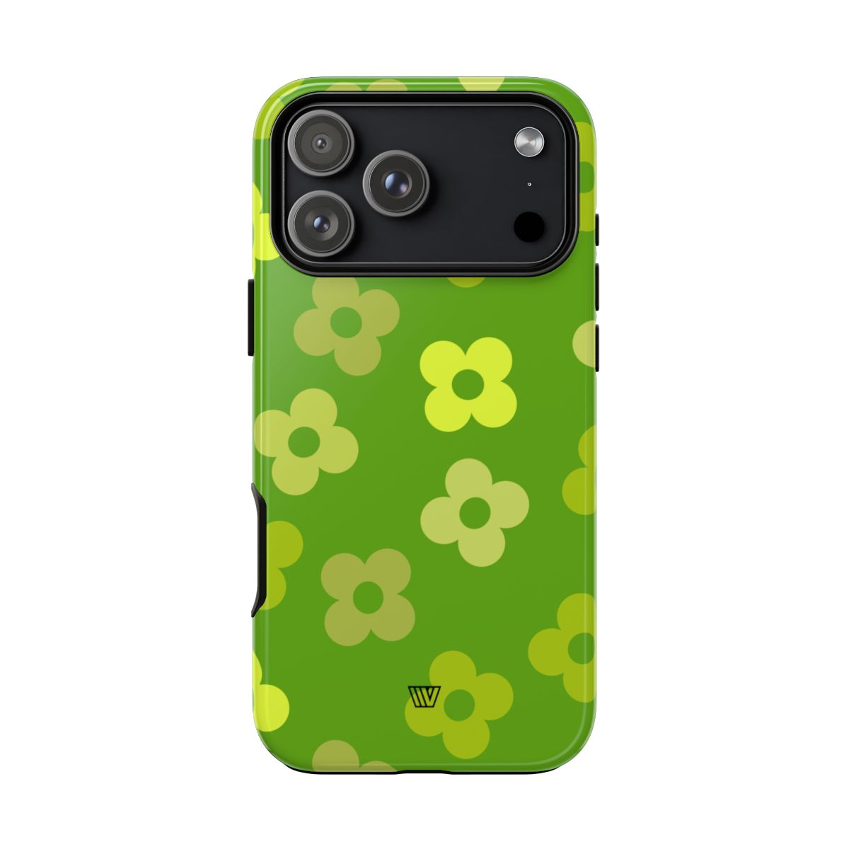 GREEN RETRO FLOWERS | Tough Phone Case